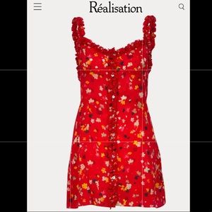 Réalisation Par The Julia Silk Mini Dress - S